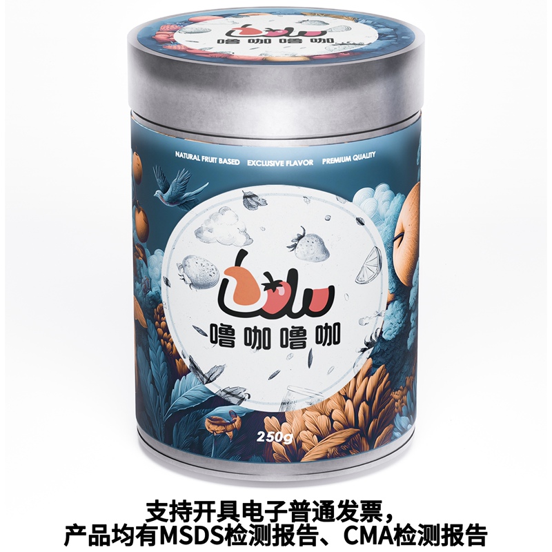 250g Luka Charcoal Grilled Fruit Flavor (with a Slightly Cooling Sensation) 250g Luka Charcoal Grilled Fruit Flavor (with a Slightly Cooling Sensation)