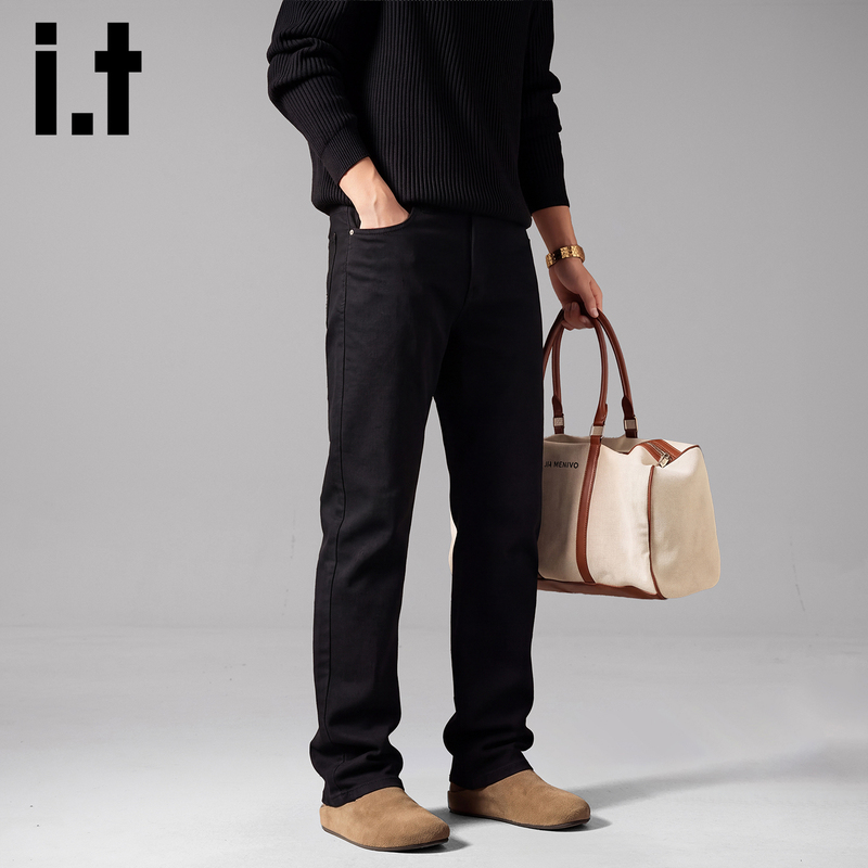 It Undergarden Sheep Wool Japanese Style Simple Jeans for Men, Autumn Slim Fit Stretch Casual Straight-Leg Pants It Undergarden Sheep Wool Japanese Style Simple Jeans for Men, Autumn Slim Fit Stretch Casual Straight-Leg Pants