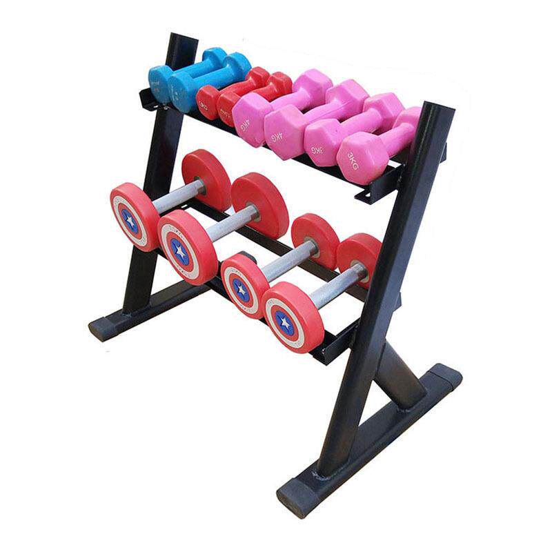 Hot selling dumbbell rack household bracket double-layer three-layer storage rack small storage rack dumbbell rack