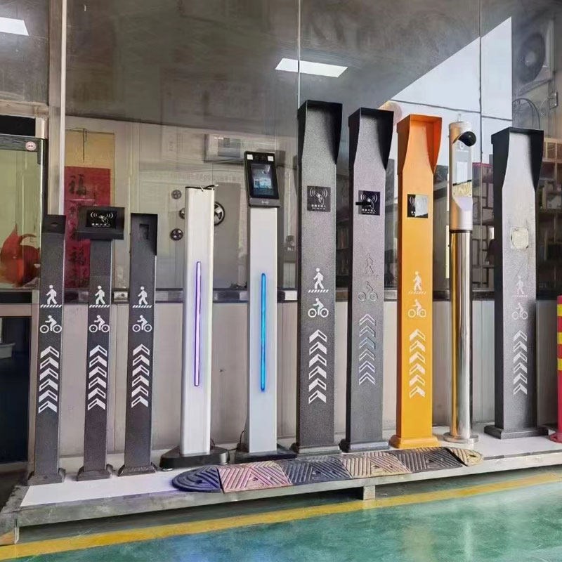Face recognition attendance access control machine central control Haikang magic point universal wall-mounted waterproof card swipe column advertising door