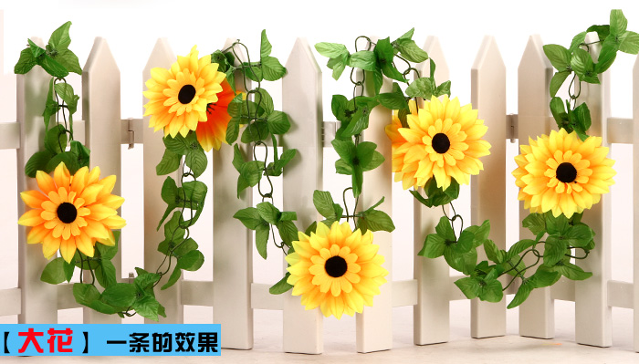 Mô phỏng nhựa giả lá lá mây mẫu giáo ống trang trí hoa nho ban công trong nhà lá xanh wicker trần - Hoa nhân tạo / Cây / Trái cây bình hoa giả để bàn