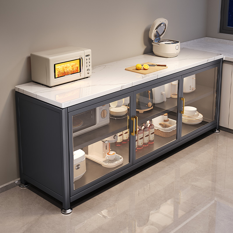 Zhigao Kitchen Storage Rack, Freestanding Multifunctional Stone Countertop Microwave Oven, Vegetable Cutting Rack, Oven, Sideboard, Multi-Layer Storage Cabinet Zhigao Kitchen Storage Rack, Freestanding Multifunctional Stone Countertop Microwave Oven, Vegetable Cutting Rack, Oven, Sideboard, Multi-Layer Storage Cabinet