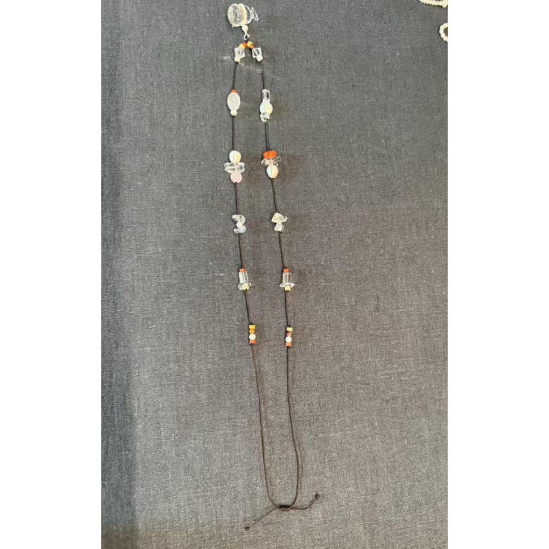 Qingyi·Zhu Dang Pure Handmade Braided Rope Necklace
