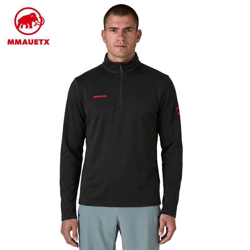 Official Website Genuine Mammoth Series Half-Zip Long-Sleeve T-Shirt for Men, Outdoor Casual Sports Loose-Fitting Warm Fleece Jacket Official Website Genuine Mammoth Series Half-Zip Long-Sleeve T-Shirt for Men, Outdoor Casual Sports Loose-Fitting Warm Fleece Jacket
