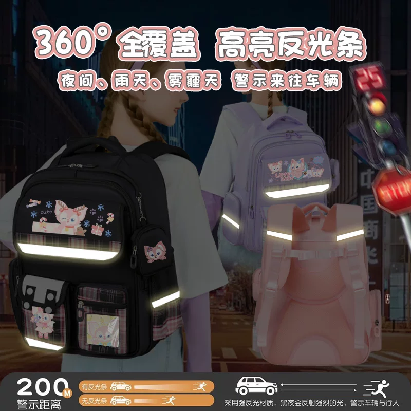 Cute backpack, high quality capacious shoulder bag lightweight, for secondary school