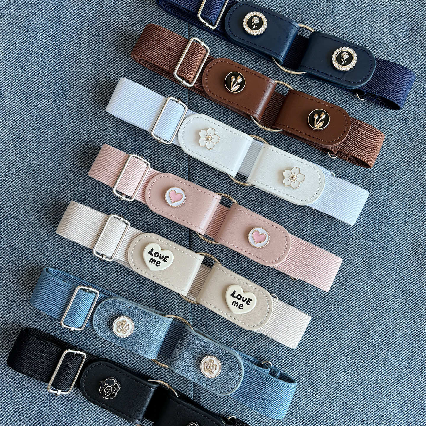 2026 Chanel-Style Belt for Women, Lazy Invisible Jeans Belt, No-Punch Elastic Waistband, Waist-Cinching Magic Belt