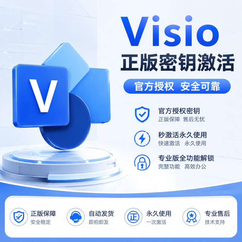 Visio2021/2024 Professional Edition Permanent Activation Code 2019 Key 2016 Microsoft Software Installation 3