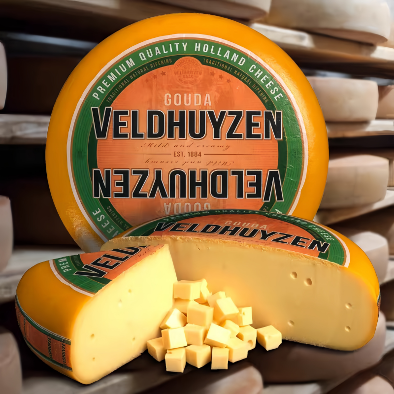 Сыр Beslon Huangbo GouDa импортирован из Нидерландов натуральный оригинальный сыр запечённый готов к употреблению