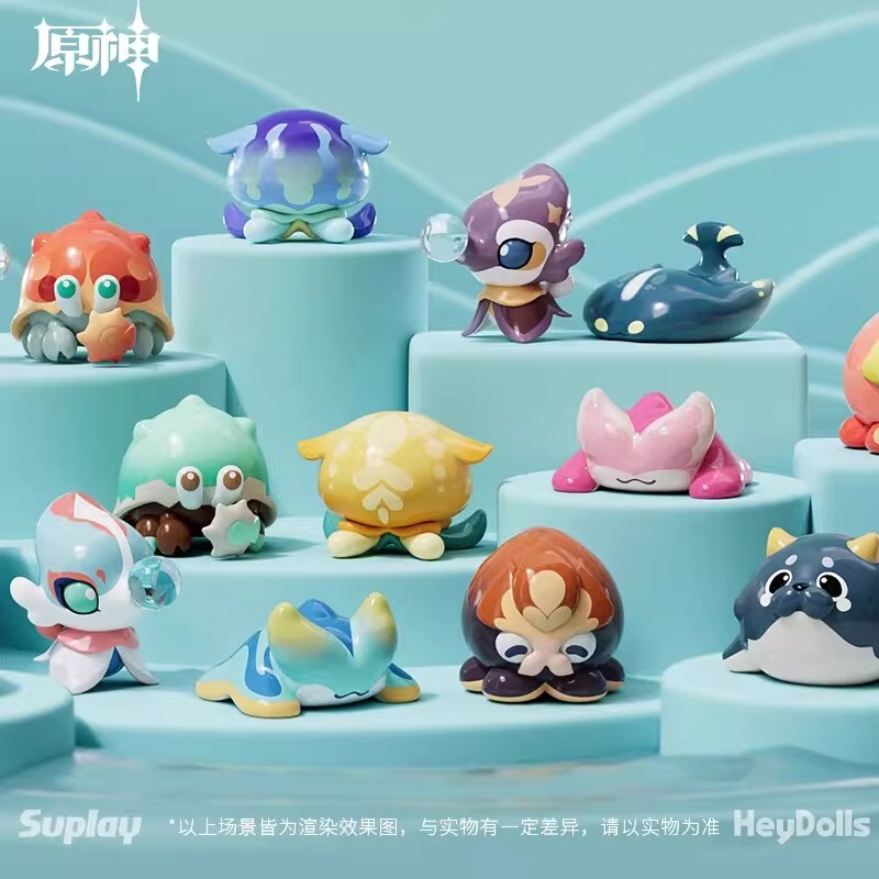 Suplay Genshin Impact Original Sea Series Fantasy Creature Mini Blind Bag Cute Figure Peripheral Decoration Doll Gift Suplay Genshin Impact Original Sea Series Fantasy Creature Mini Blind Bag Cute Figure Peripheral Decoration Doll Gift