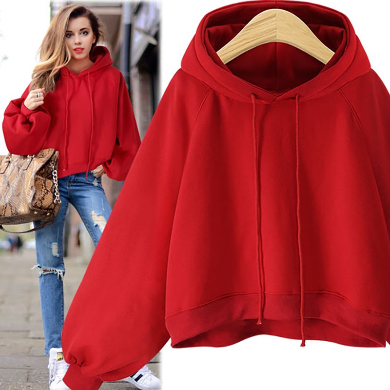 Tide brand fashion hooded loose thin sweater women's 2021 spring and autumn new women's lantern sleeve baseball suit jacket tide