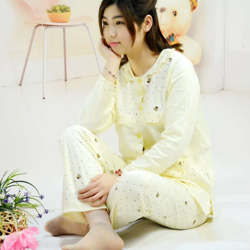 Trang chủ giải trí áo nịt ngực giam giữ quần áo cho con bú phù hợp với phim hoạt hình bác sĩ sản phụ khoa khuyên dùng bộ đồ bà mẹ bằng cotton tinh khiết - Giải trí mặc / Mum mặc