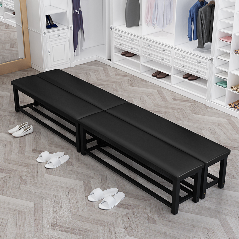 Fitness Room Strip Benches Home Soft Bunk Bed Tailstool Bathroom Dressing Room Sofa Stool Test Changing Shoes Bench Clothing Shop Bench-Taobao