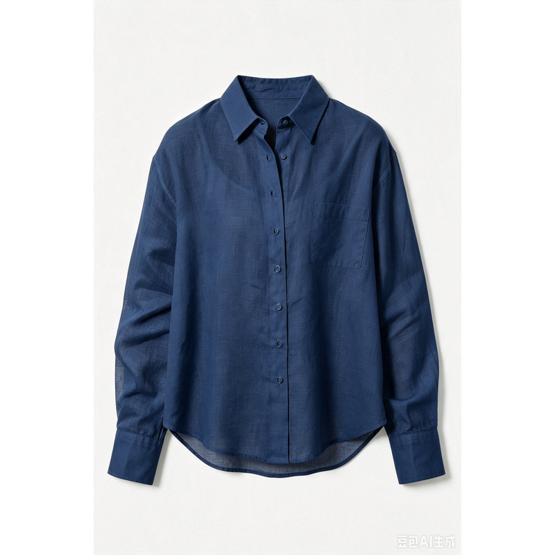 【8-22】Hemp Old Money Style Heavyweight Women's Shirt Hs-26Ss1012