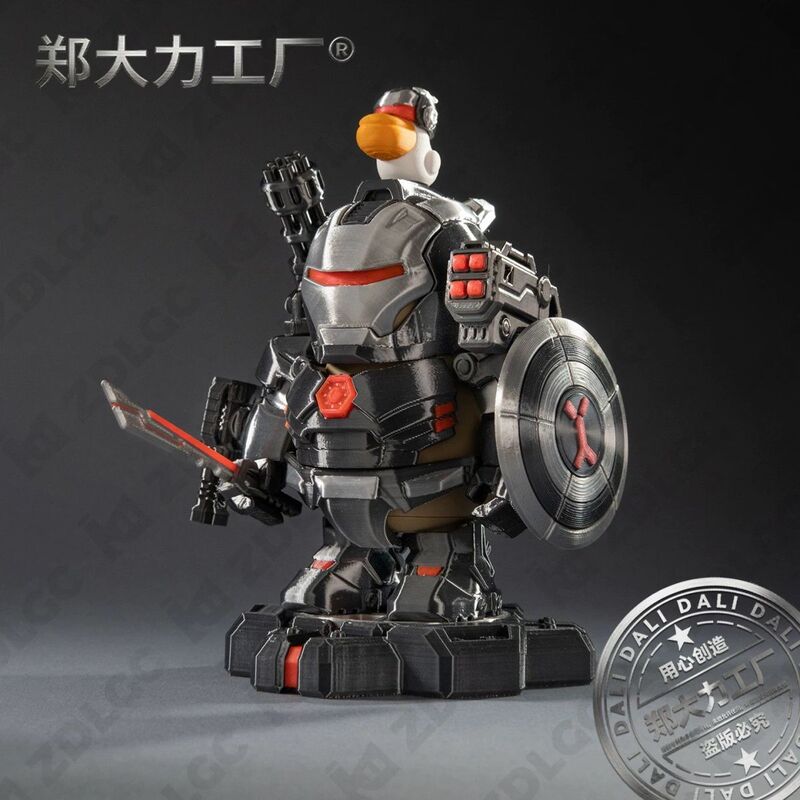 【Zheng Dali Factory】Iron Capybara Hero Black Warrior Edition 3D Printed Capybara Magnetic Trendy Toy Figurine 【Zheng Dali Factory】Iron Capybara Hero Black Warrior Edition 3D Printed Capybara Magnetic Trendy Toy Figurine