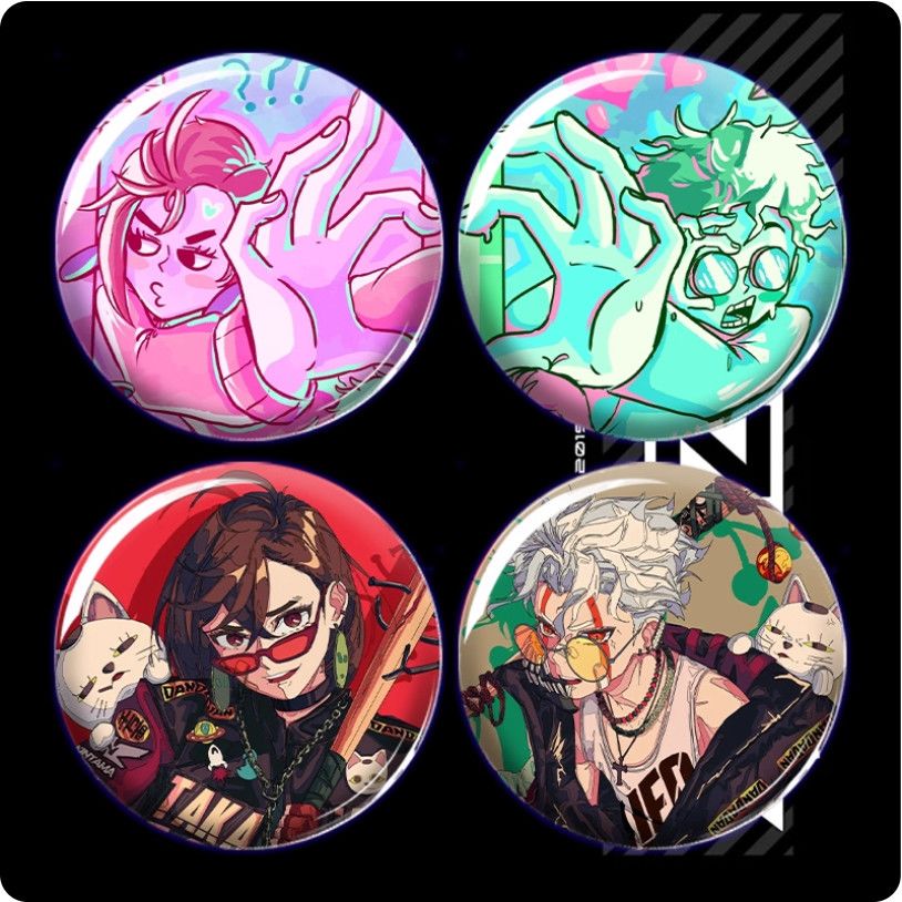 Dandadan Anime Badge High-Quality Couple Badge Pendant