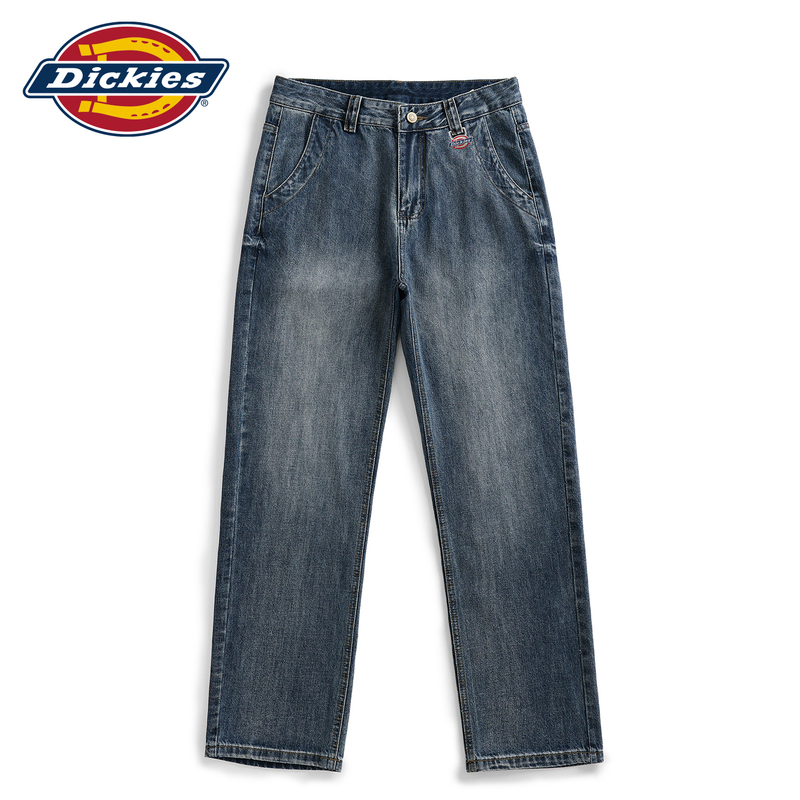 Dickies American High Street Jeans Men's New Autumn Loose Straight Blue Casual Drape Long Pants Dickies American High Street Jeans Men's New Autumn Loose Straight Blue Casual Drape Long Pants
