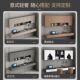 Suspended desk suspended solid wood desk integrated suspended computer desk study table wall bookcase wall cabinet wall cabinet