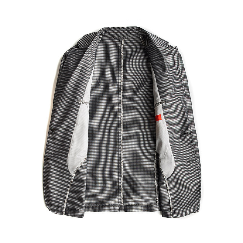 【Lightweight and Convenient】Summer Thin Men's Half-Lined Suit Jacket, Casual Sun Protection Small Suit