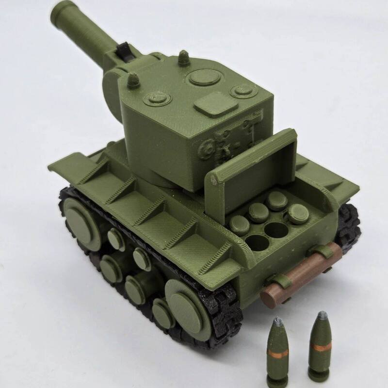Q Version Tank T-2 Popular Model with Shells, Boy's Toy Tracked Tank, Desktop Toy, Fun Tank Play