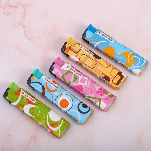 超凡 Ветрозащитная одноразовая зажигалка, оптовые продажи, делается под заказ, с печатью вашего логотипа