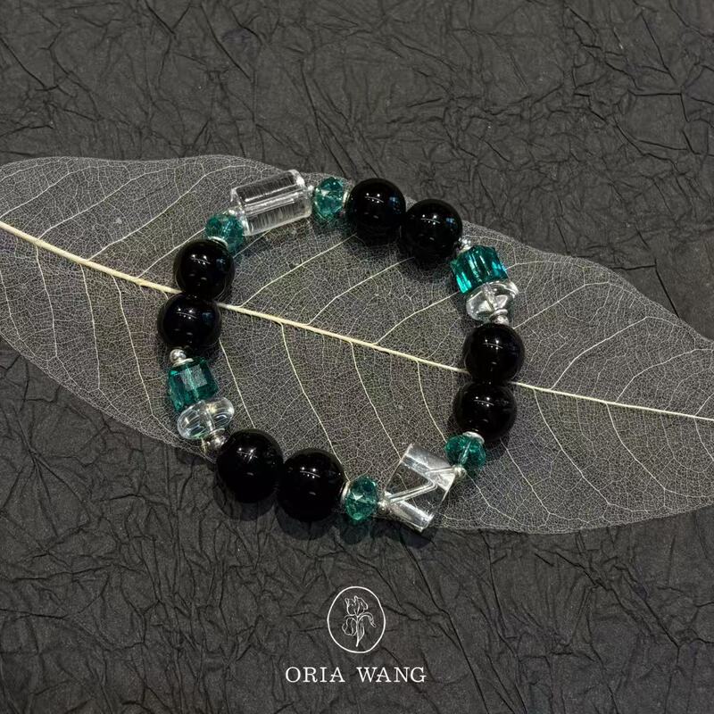 Oria Wang Waves of the Sea Black Onyx Paraiba Bracelet Oria Wang Waves of the Sea Black Onyx Paraiba Bracelet