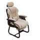 Home Computer Chair, Comfortable for Long Sitting, Desk Office Chair, Reclining Sofa Chair, Leisure Bow-Shaped Chair, Gaming Chair with Fixed Legs