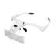 Japanese Head-Mounted Magnifying Glass with Light for Eyelash Extensions, Blackhead Removal, Beauty, Acne Extraction, and Tattooing