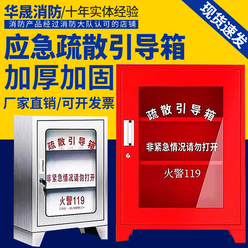 Fire Evacuation Guidance Box Set, Mini Fire Station Fire Box Equipment, Shopping Mall Small Fire Emergency Supplies Box
