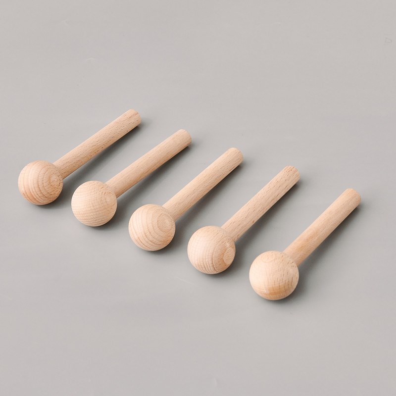 Hole board accessories solid wood one-word partition layer board wooden stick matchstick round hole storage rack