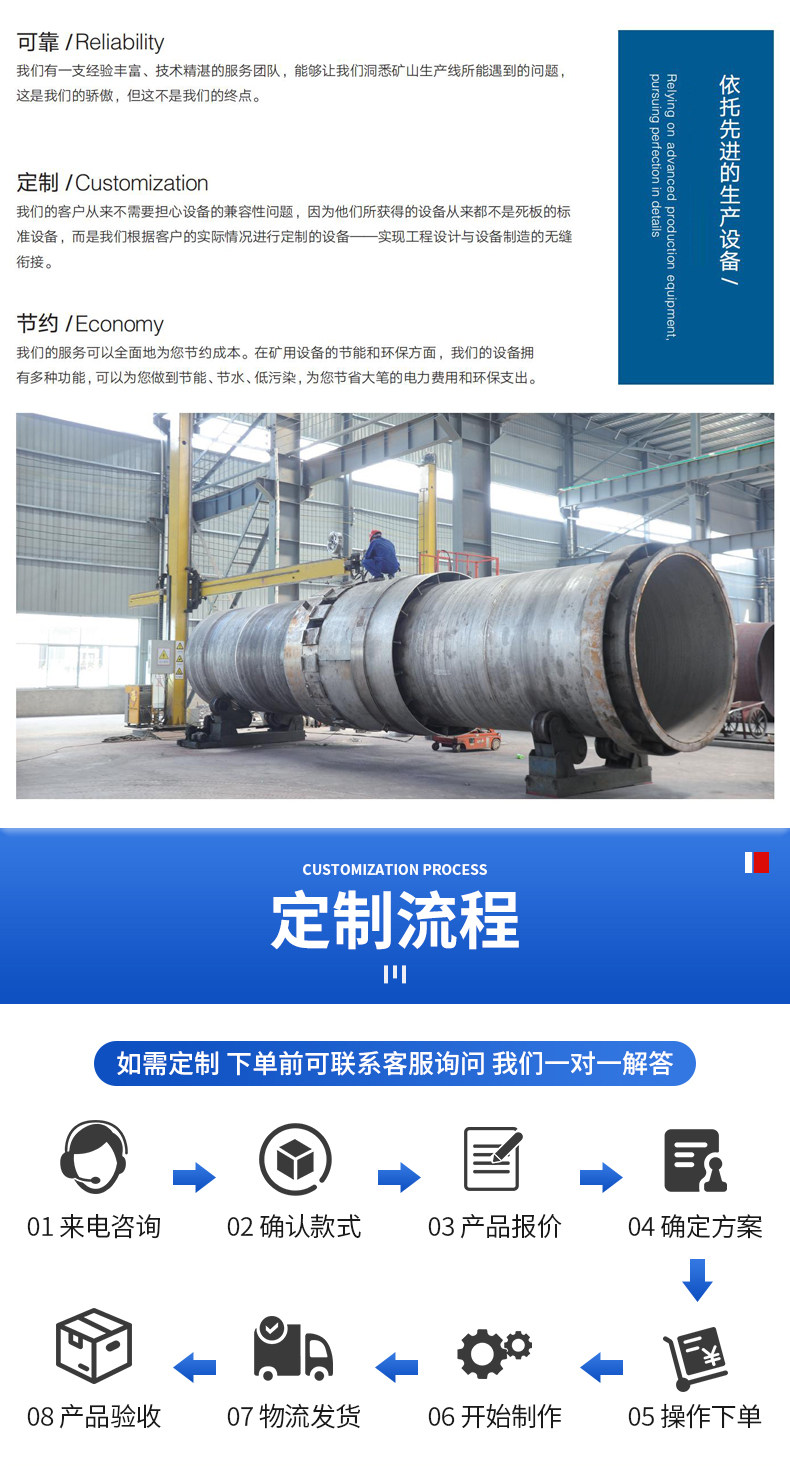 Роторная сушилка для шлама и шлака Jiangsu Xuma