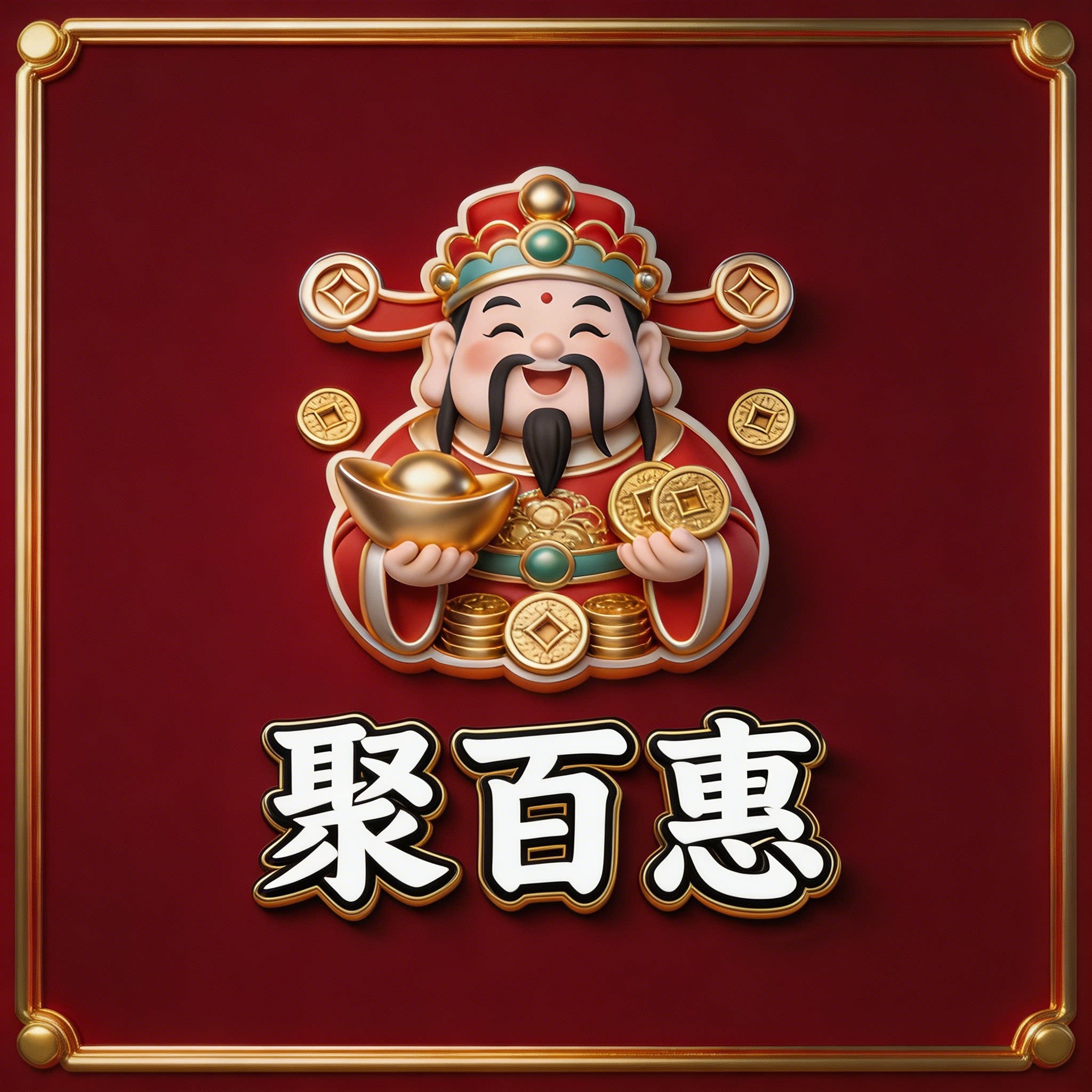 聚百惠百货馆的LOGO