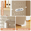 Desk bookshelf hole board desktop storage rack office workstation storage rack simple student dormitory multi-level bookcase