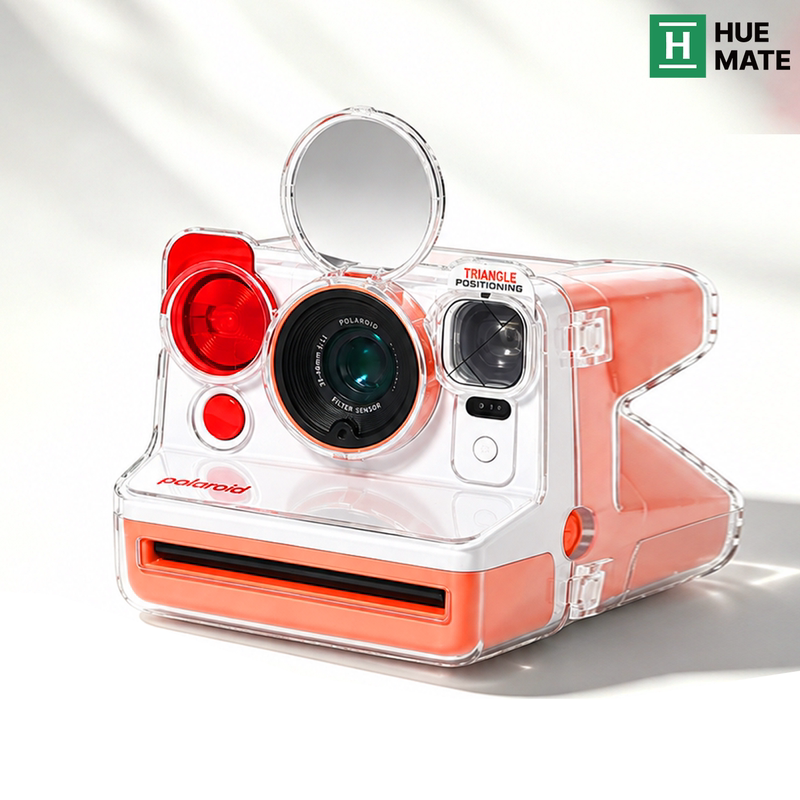 Huemate Is Suitable for Polaroid Now+ Gen2/Gen3 Protective Case, Universal Polaroid Now Protective Case, Transparent