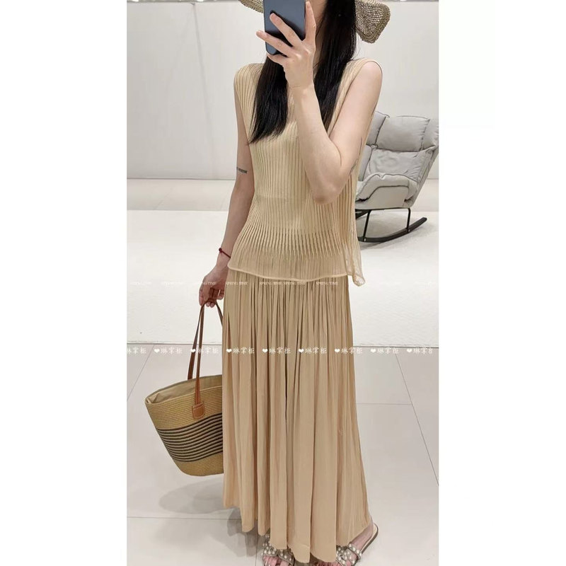 5887 Summer Special Korean Style High-Quality Set (M, Shirt Length 55, Bust Elastic, Skirt Length 89) 5.23
