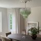 Murano Green Star Glass Lamp Bar Tea Room Study French Mid-Century Bedroom Living Room Chandelier