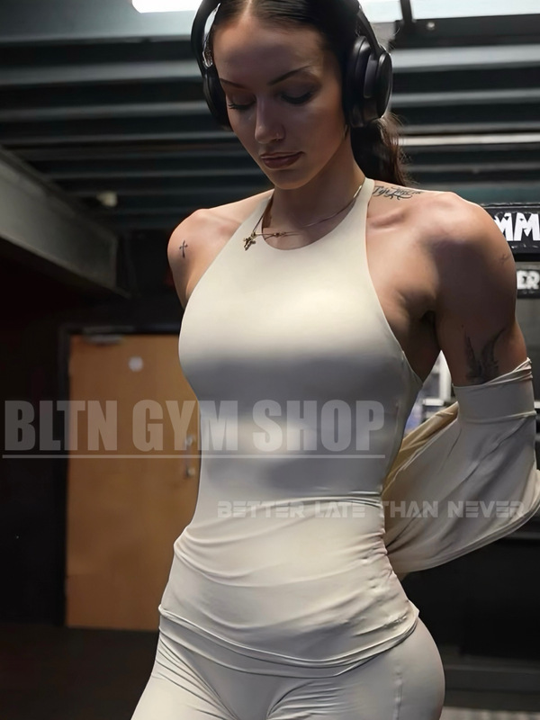 Sav X Dfyne [Original Embroidered Label] Co-Branded Longline Top Brushed Series Tank Top