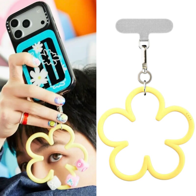 Casetifiy G-Dragon Yellow Flower Wristband Phone Case Pendant Star Pendant Universal Lanyard Phone Chain Casetifiy G-Dragon Yellow Flower Wristband Phone Case Pendant Star Pendant Universal Lanyard Phone Chain