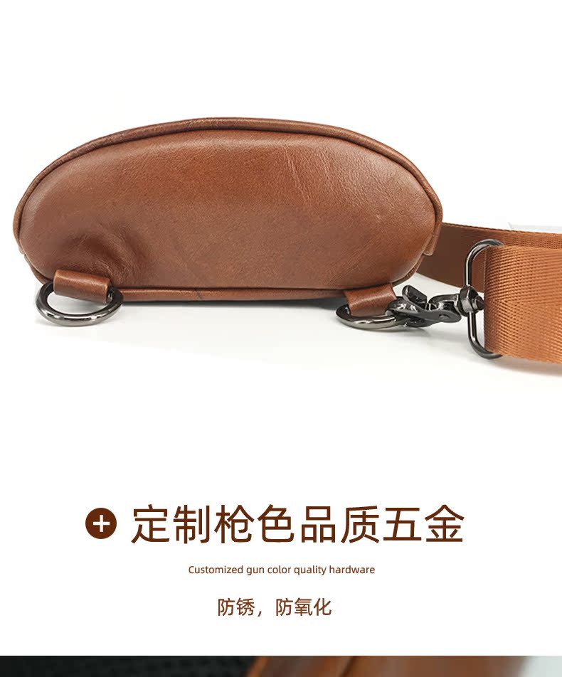 Nhà nước sẽ được cá nhân túi ngực da nam đeo vai lớp da bò dung tích lớn ngoài trời giải trí thể thao túi thủy triều - Túi của con người balo đựng laptop