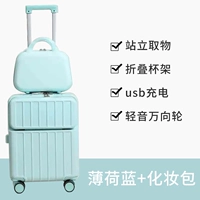 Мятная косметичка