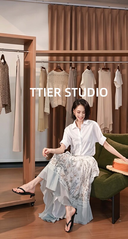 Ttier｜Summer New Slim-Fit Long Skirt Ms042