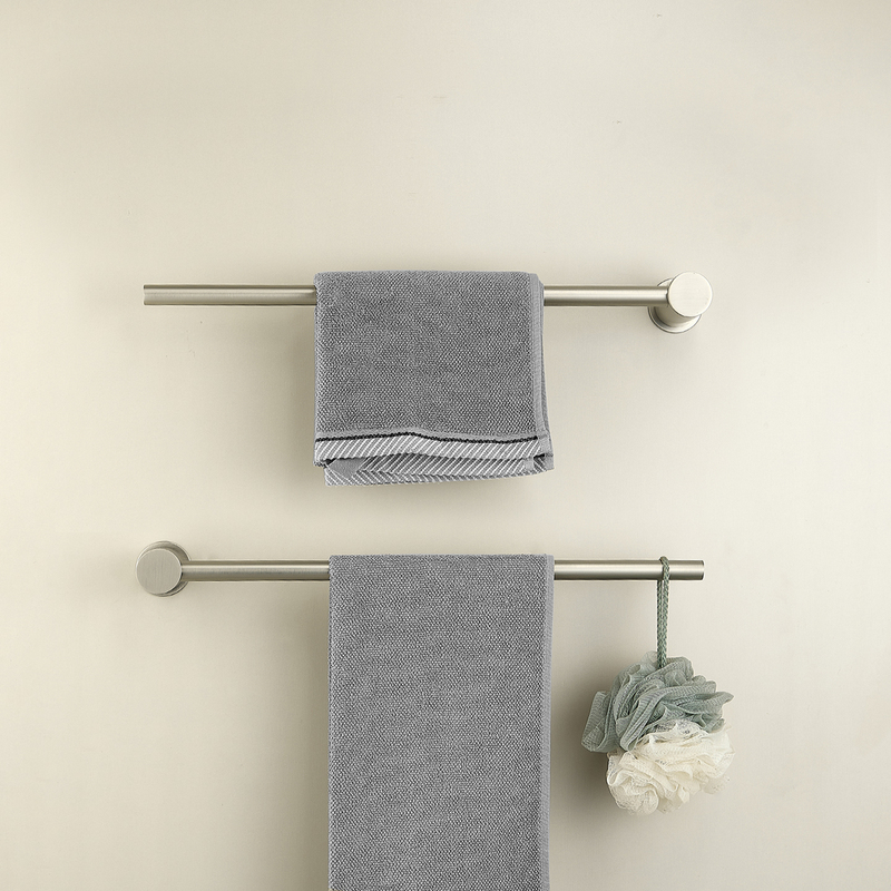 Dulavbaoch German All-Copper Towel Rack, No-Drill Bathroom Towel Bar, Luxury Bathroom Towel Rack, Single Rod