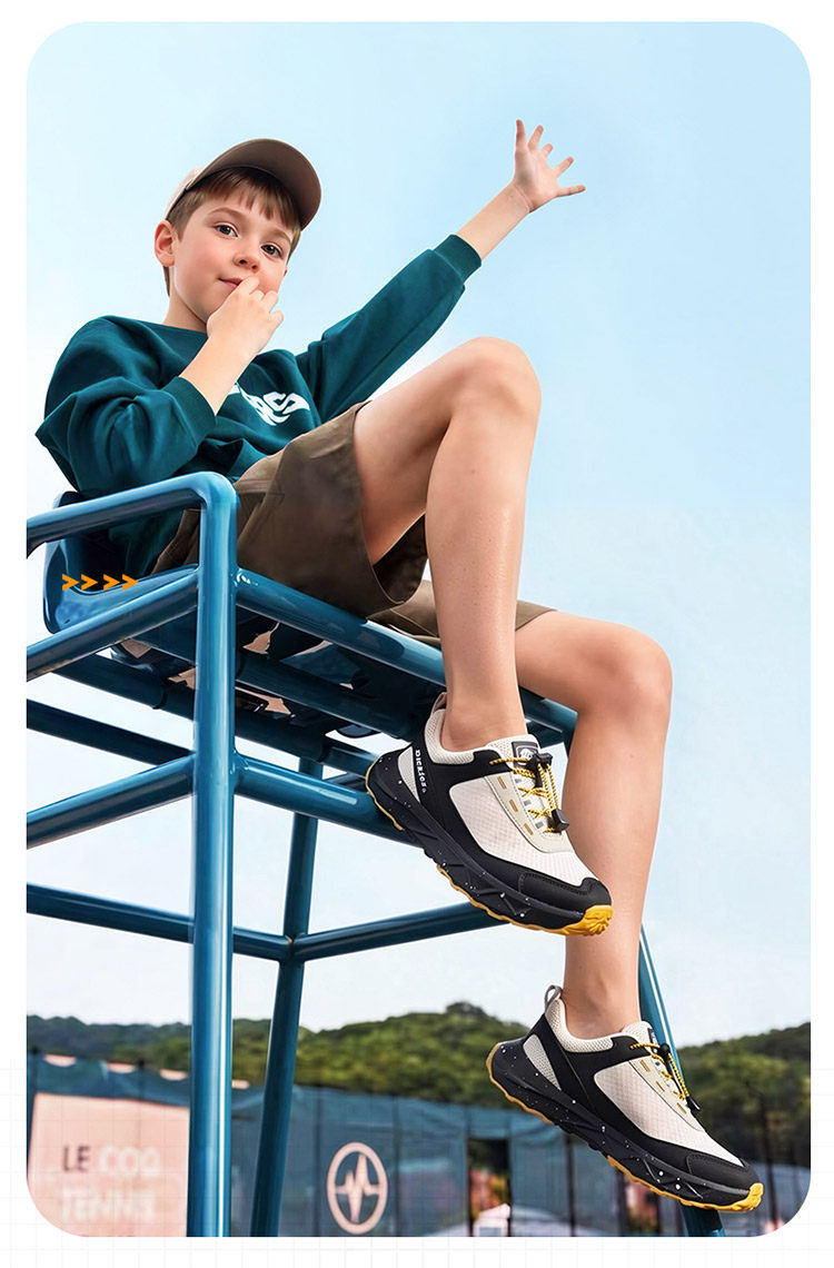 Dickies Medium and Large Children's Sports Shoes for Boys and Girls 2026 Autumn New Children's Height-Increasing Non-Slip Casual Running Shoes — 7
