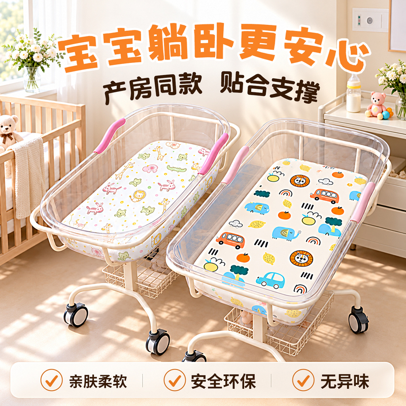 Hospital Delivery Room Postpartum Center Baby Stroller Newborn Crib Sponge Mattress Pure Cotton Special Oval Pad Hospital Delivery Room Postpartum Center Baby Stroller Newborn Crib Sponge Mattress Pure Cotton Special Oval Pad