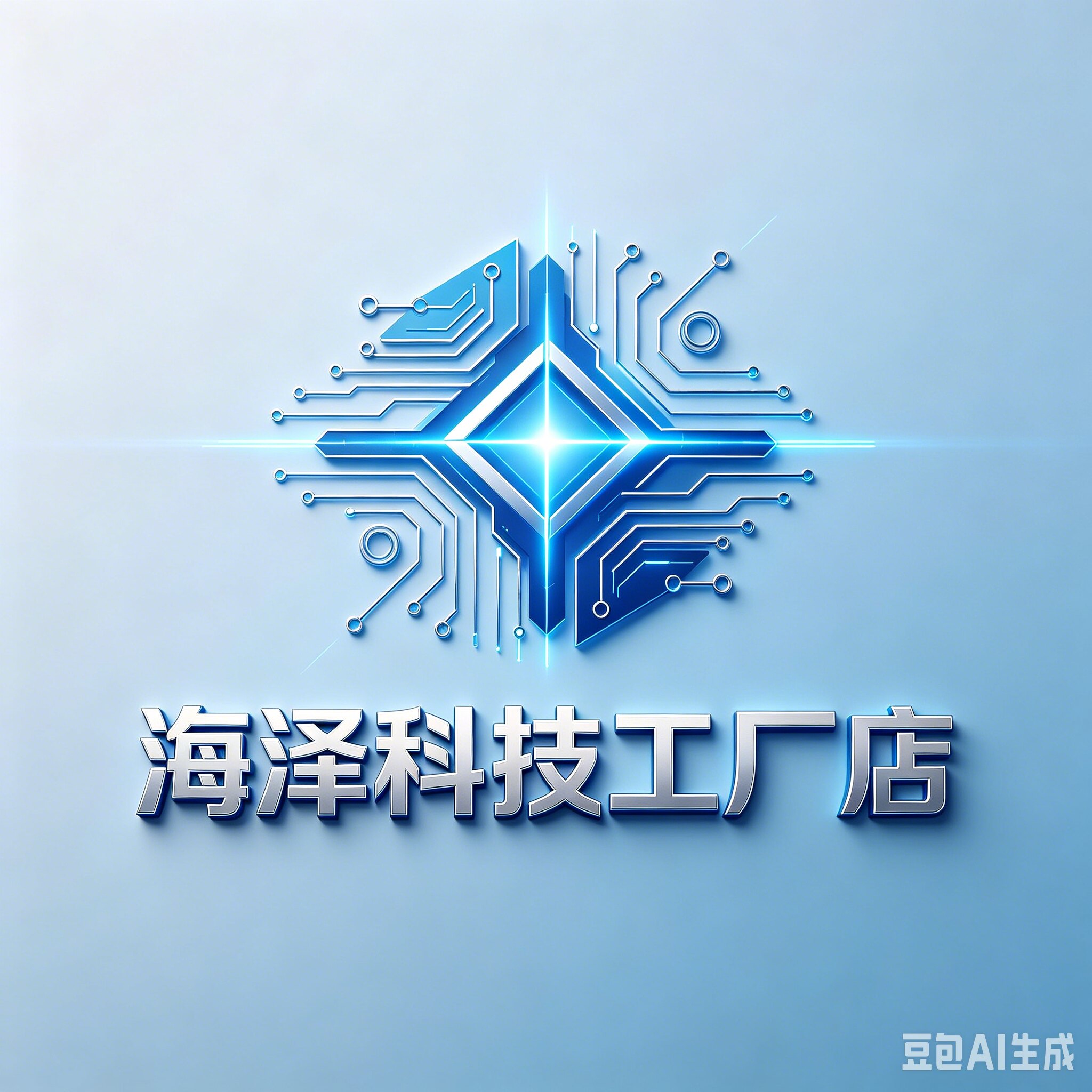 海泽科技工厂店的LOGO