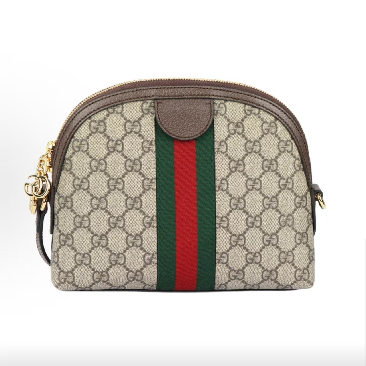 GUCCI 古驰 高奢二奢大牌99新经典Ophidia金标小号贝壳单肩斜挎包