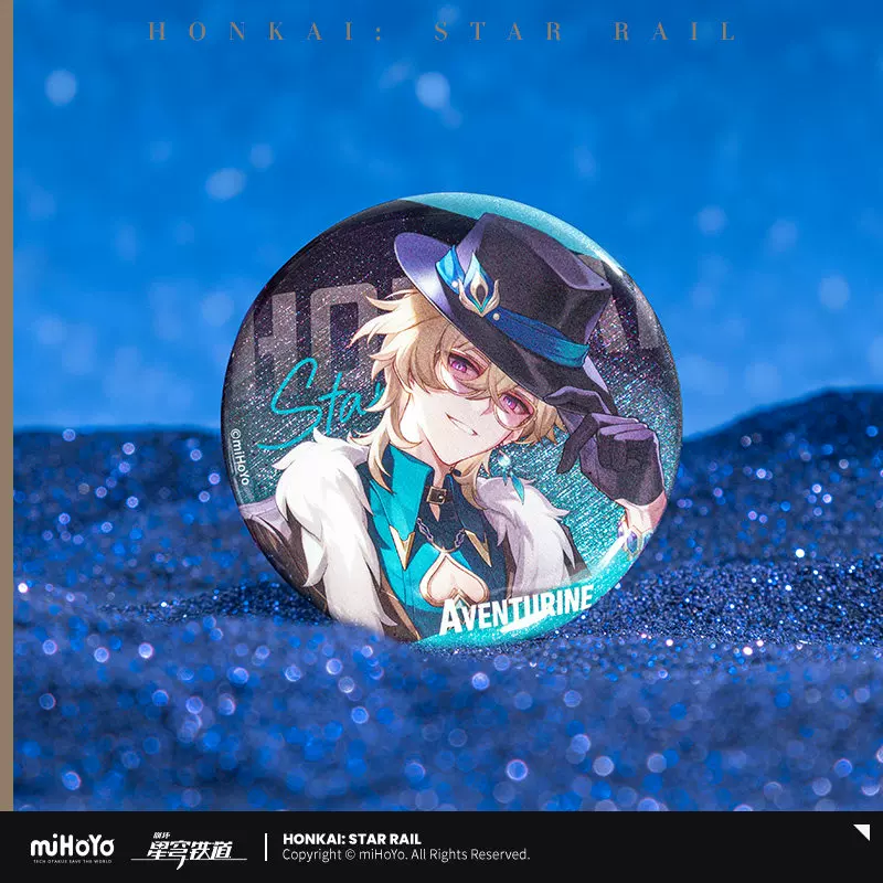 Хомяо Mihoyo Mihoyo【Honkai: Star Rail】Серия межзвёздных путешествий жестяные жетоны Второе издание