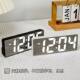Luminous Mirror Clock Ins Desktop Clock Time Display Table Ornament Led Digital Display Electronic Alarm Clock