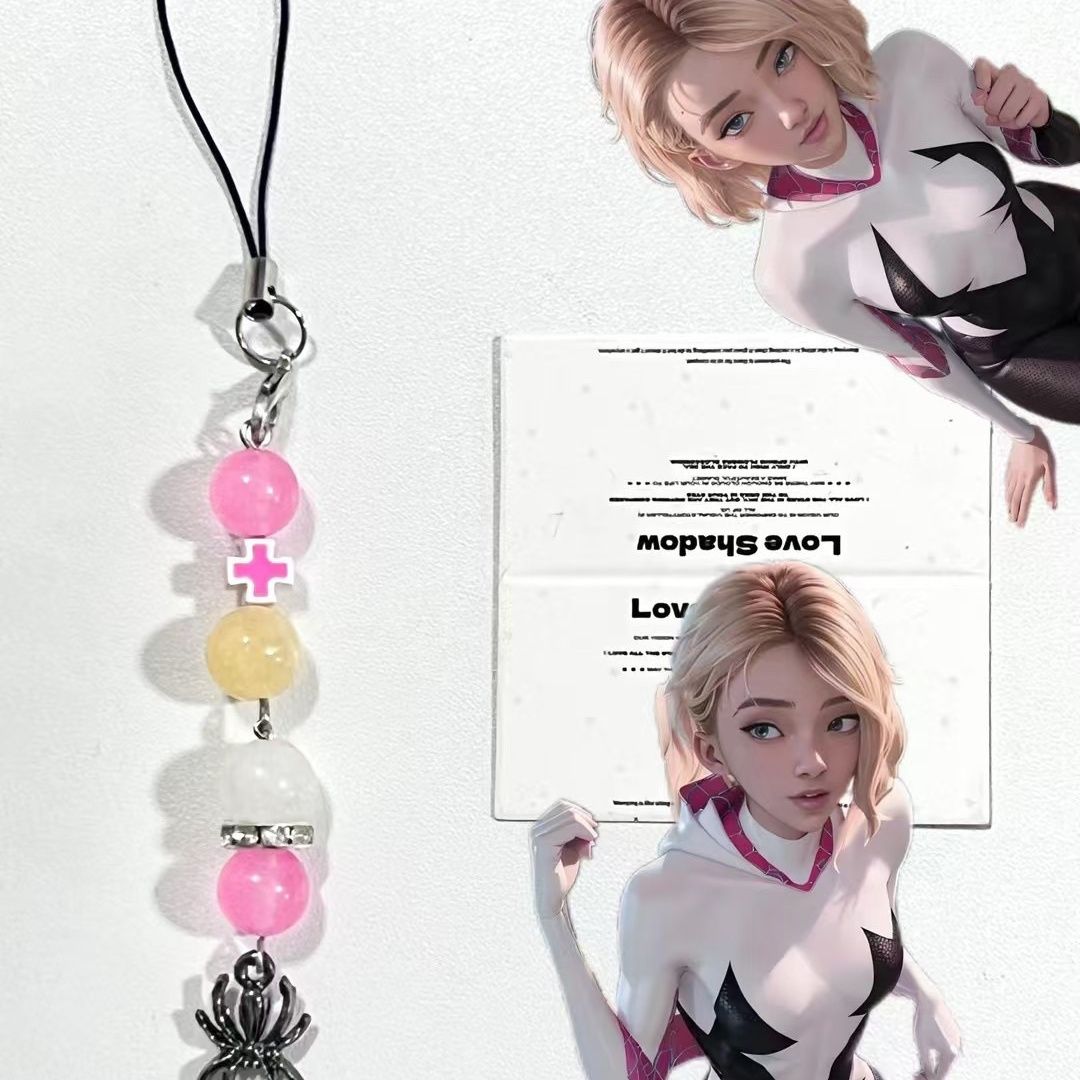 Original Spider-Man: Into the Spider-Verse Series Phone Charm - Gwen's Design