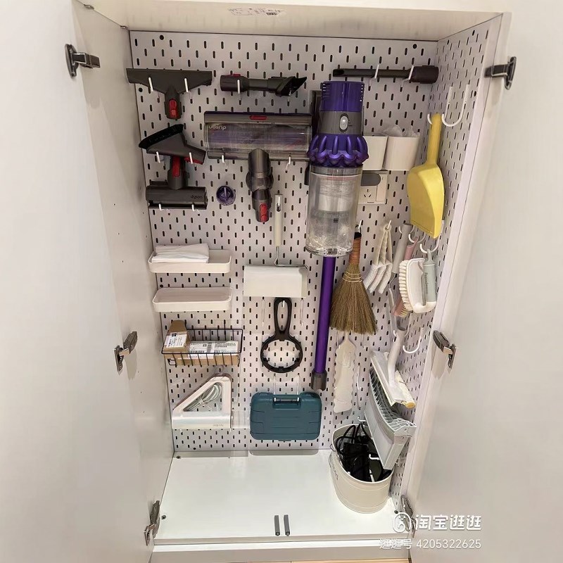 Hole board wall hardware tool display rack storage storage decorative integrated molding hanging board