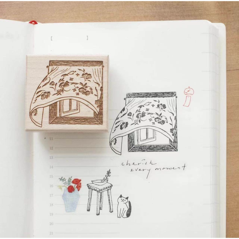 [in Stock] Petitzakkaya*Jess Collaboration Window Stamp Syamotakun Collaboration Order Available for Shipping